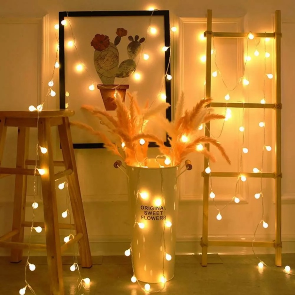 NEW! BOHO CIRCULAR BULB SOFT WHITE LIGHTS - Picture 4 of 8
